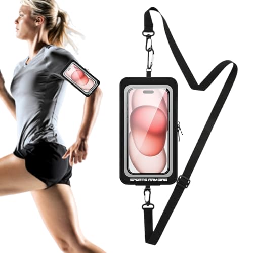 Handyhalterung, Laufarmband, Handyhalterung für den Arm, tragbare Handgelenktasche, Aufbewahrungstasche für Workout, Joggen, Fitnessstudio, Wandern, Radfahren, Sportzubehör Handyhalterung, Laufarmband, Handyhalterung für den Arm, tragbare Handgelenktasche, Aufbewahrungstasche für Workout, Joggen, Fitnessstudio, Wandern, Radfahren, Sportzubehör von Maciun