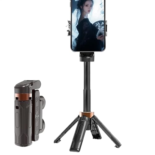 Maciun Taschenstativ - Kompaktes Telefonstativ | Verstellbares Selfie-Stick-Stativ, kabelloser Auslöser Tragbarer Vlog-Stick, kompaktes Telefonstativ für Reisen Maciun Taschenstativ - Kompaktes Telefonstativ | Verstellbares Selfie-Stick-Stativ, kabelloser Auslöser Tragbarer Vlog-Stick, kompaktes Telefonstativ für Reisen von Maciun