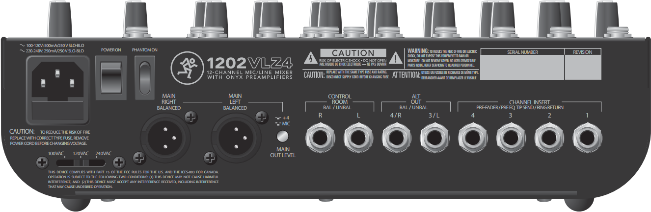 Mackie 1202VLZ4 DJ-Mixer (2040763-01) von Mackie