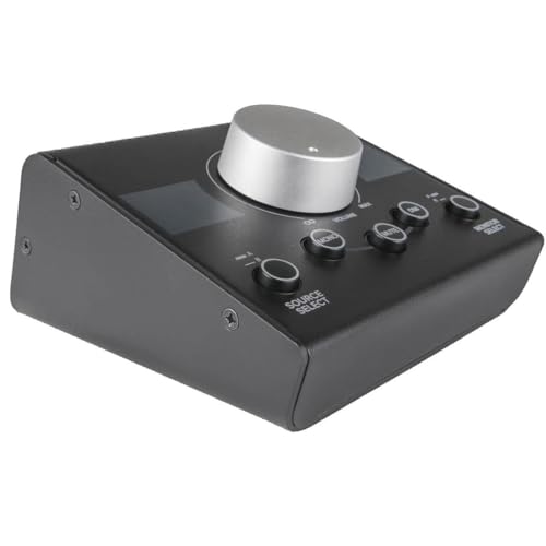 Mackie Big Knob passiver 2x2 Studio-Monitor-Controller für zwei Audioquellen und 2 Monitorpaare, keine Stromversorgung benötigt von Mackie
