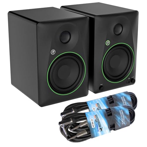 Mackie CR3.5BT Aktive 2-Wege Studio-Monitore Bluetooth Lautsprecher mit 2X keepdrum Klinkenkabel Mackie CR3.5BT Aktive 2-Wege Studio-Monitore Bluetooth Lautsprecher mit 2X keepdrum Klinkenkabel von Mackie
