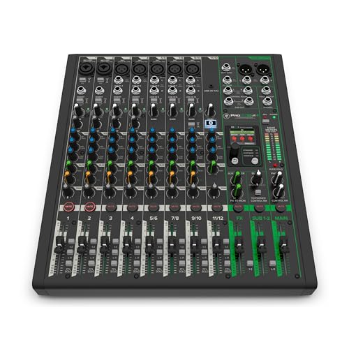 Mackie ProFX12v3+ 12-Kanal Analogmischpult mit verbesserten Effekten, USB-Aufnahmemodi und Bluetooth Mackie ProFX12v3+ 12-Kanal Analogmischpult mit verbesserten Effekten, USB-Aufnahmemodi und Bluetooth von Mackie