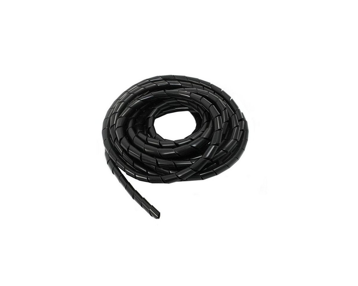 Maclean Brackets Kabelkanal MCTV-685 - Spiralkabelschlauch, 3 m, schwarz, 8,7 x 10 mm von Maclean Brackets