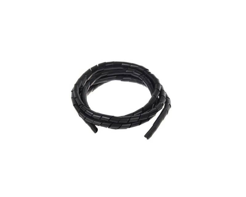 Maclean Brackets Kabelkanal MCTV-686 - Spiralkabelschlauch, 3 m, schwarz, 14.6 x 16 mm von Maclean Brackets