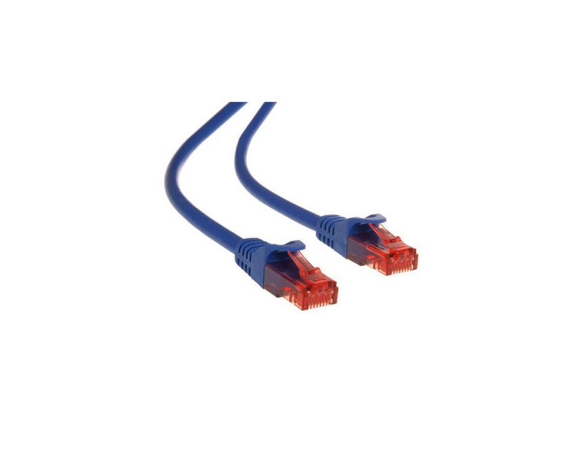 Maclean Brackets MCTV-302 - Patchkabel Cat.6, UTP, 3m, blau LAN-Kabel, (300,00 cm) von Maclean Brackets