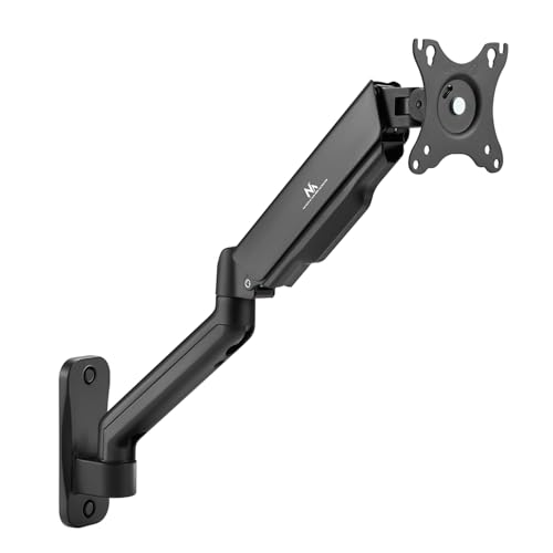 Maclean Doppelarm Monitor-Wandhalterung | Für 17-32" Flach- & Curved-Bildschirme bis 9 kg | VESA 75x75 & 100x100 | Schwenk-, Neig- & Drehbar | Universal Monitor Halterung mit Mechanische Feder Maclean Doppelarm Monitor-Wandhalterung | Für 17-32" Flach- & Curved-Bildschirme bis 9 kg | VESA 75x75 & 100x100 | Schwenk-, Neig- & Drehbar | Universal Monitor Halterung mit Mechanische Feder von Maclean