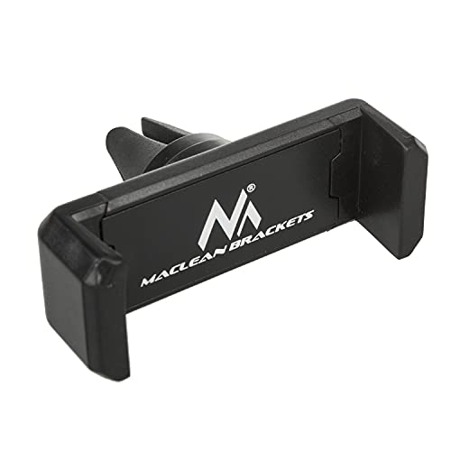 Maclean MC-321 Universal Universal Auto Handyhalterung für Lüftung KFZ Smartphone Halterung min/max Breite: 54 / 87mm (Ohne Drehmöglichkeit) von Maclean
