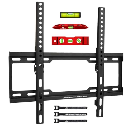 Maclean MC-412 TV Wandhalterung, Universal für 32-70" OLED/QLED/LCD/LED/Plasma Fernseher, max VESA 400x400, Max. Belastung bis 45kg, Neigungsverstellung +0°~-10° Maclean MC-412 TV Wandhalterung, Universal für 32-70" OLED/QLED/LCD/LED/Plasma Fernseher, max VESA 400x400, Max. Belastung bis 45kg, Neigungsverstellung +0°~-10° von Maclean