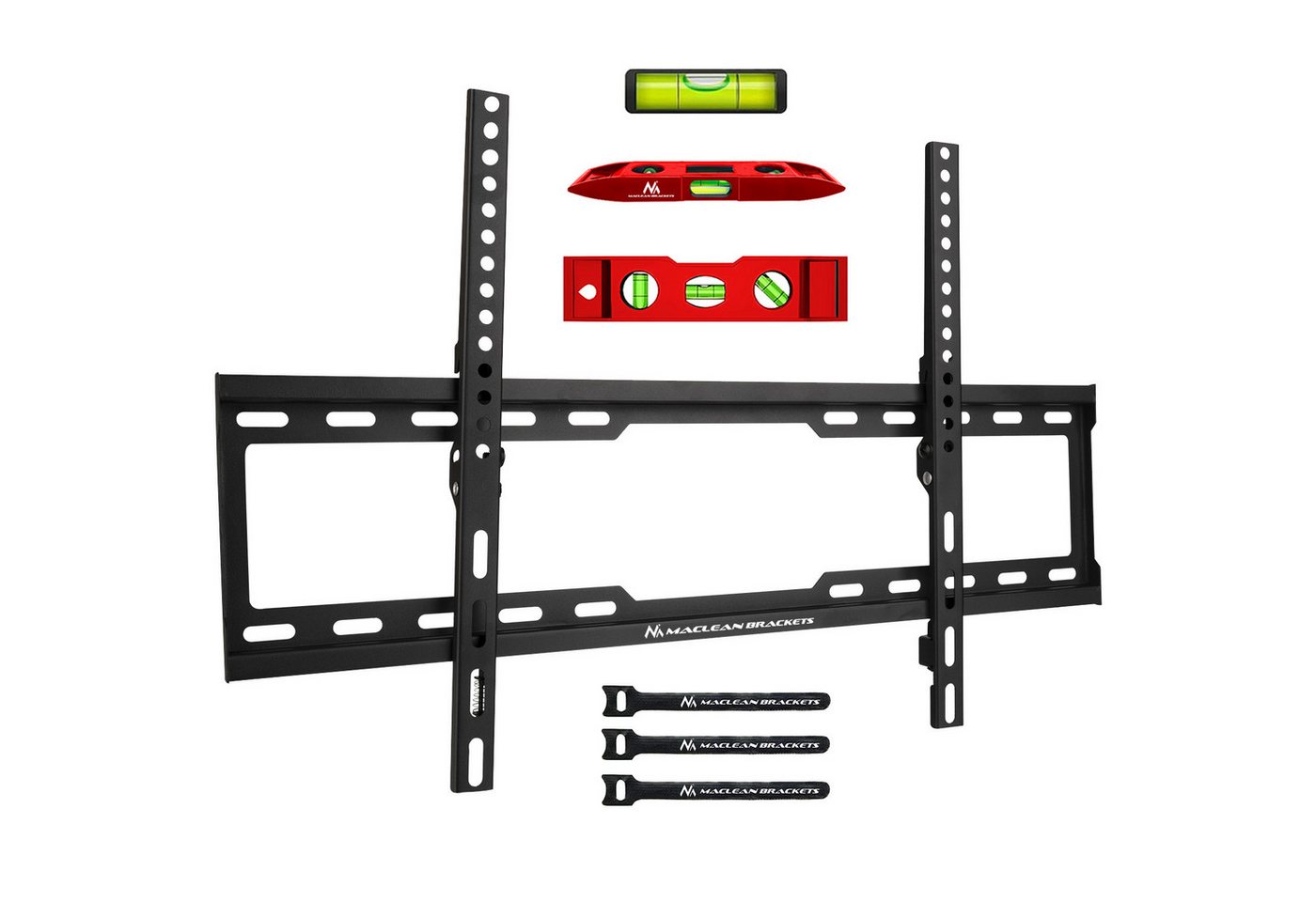 Maclean MC-413 TV-Wandhalterung, (bis 80,00 Zoll, Wandhalterung TV-Aufhänger 32-80 Einstellung) von Maclean