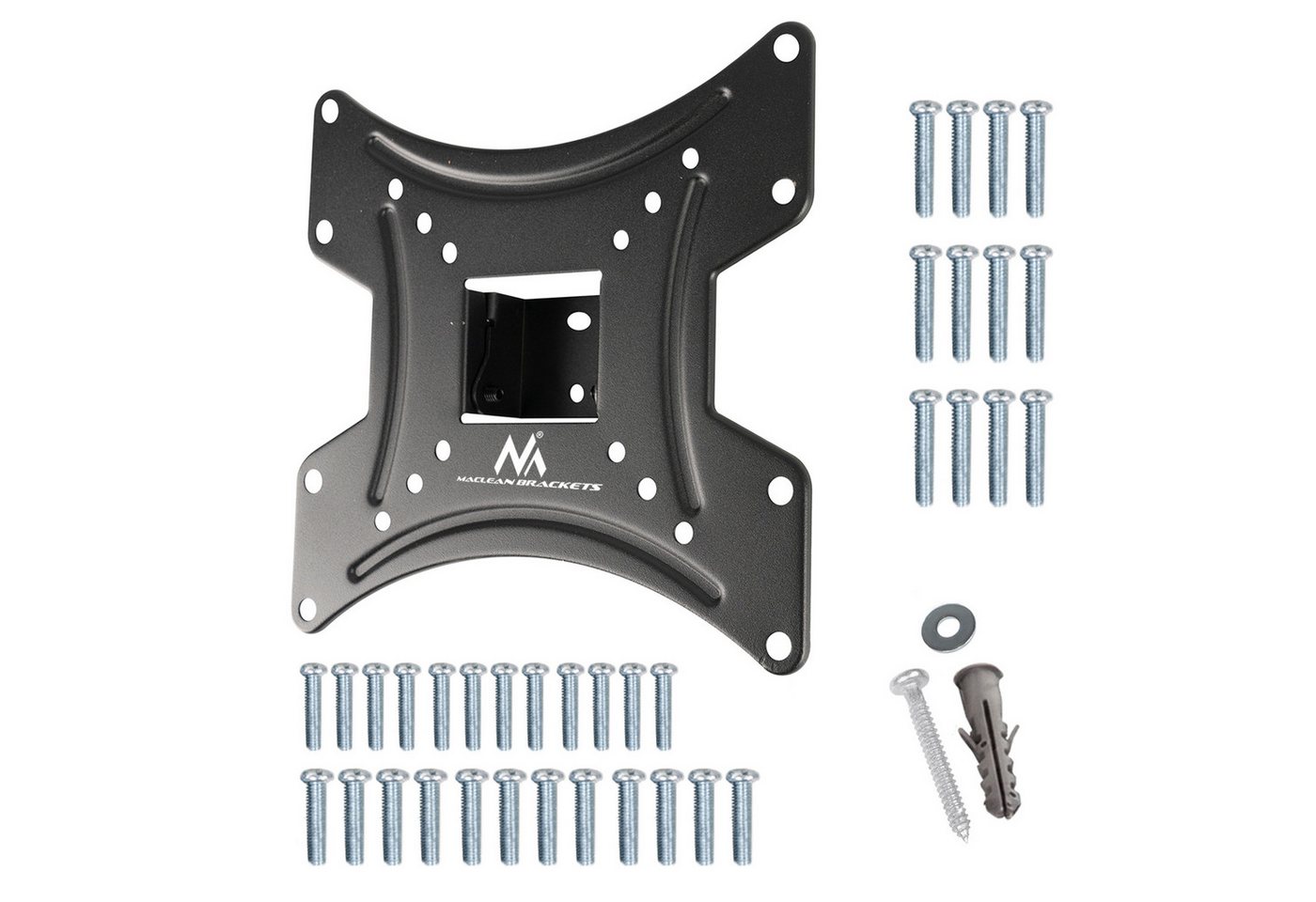 Maclean MC-414 Monitor-Halterung, (bis 43,00 Zoll, Wandhalterung für 23-43'' TV-Monitor) von Maclean