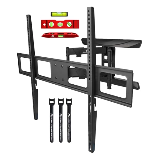 Maclean MC-423 Doppelarm TV Wandhalterung, Universal für 43-100" OLED/QLED/LCD/LED/Plasma Fernseher, max VESA 800x600, Belastung bis 80kg, Neigbar, Schwenkar, Wandabstand von 50 bis 500 mm Maclean MC-423 Doppelarm TV Wandhalterung, Universal für 43-100" OLED/QLED/LCD/LED/Plasma Fernseher, max VESA 800x600, Belastung bis 80kg, Neigbar, Schwenkar, Wandabstand von 50 bis 500 mm von Maclean