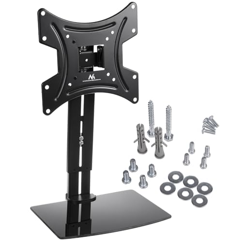 Maclean MC-451 TV Wandhalterung mit Regal TV-Halterung bis 20kg Max. Versa 200x200 15-42", Ablage bis 5kg, LCD LED QLED OLED Plasma Fernseher Halterung Maclean MC-451 TV Wandhalterung mit Regal TV-Halterung bis 20kg Max. Versa 200x200 15-42", Ablage bis 5kg, LCD LED QLED OLED Plasma Fernseher Halterung von Maclean