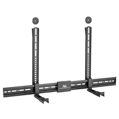 Maclean MC-465 Universal Soundbar Halterung bis 15kg Lautsprecherhalterung für die VESA Montage unter oder über TV/oder Wandmontage Einstellbare Tiefe: 86-155 mm Maclean MC-465 Universal Soundbar Halterung bis 15kg Lautsprecherhalterung für die VESA Montage unter oder über TV/oder Wandmontage Einstellbare Tiefe: 86-155 mm von Maclean