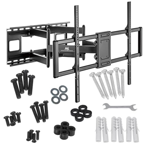 Maclean MC-482 TV Wandhalterung für 60-120" Flach & Curved Fernseher bis zu 120kg Max. VESA 900x600 Schwenkbar, Neigbar und Drehbar, Universal TV Halterung Maclean MC-482 TV Wandhalterung für 60-120" Flach & Curved Fernseher bis zu 120kg Max. VESA 900x600 Schwenkbar, Neigbar und Drehbar, Universal TV Halterung von Maclean