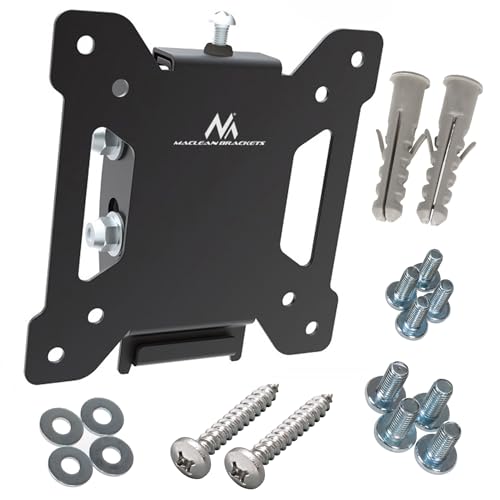 Maclean MC-596 TV Halterung Halter Wandhalterung QLED OLED LCD LED Plasma Wandhalter VESA 75 100 13-27" Zoll 20kg 20 kg Maclean MC-596 TV Halterung Halter Wandhalterung QLED OLED LCD LED Plasma Wandhalter VESA 75 100 13-27" Zoll 20kg 20 kg von Maclean