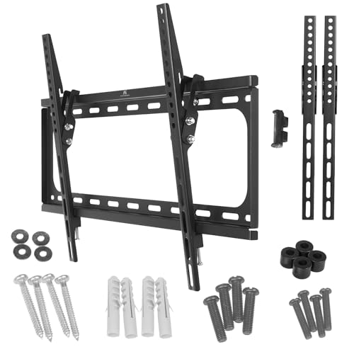 Maclean MC-605N TV Wandhalterung Universal für 37-80" OLED/QLED/LCD/LED/Plasma Fernseher Maximale Belastung bis zu 55 kg VESA von 75x75 bis 600x400mm von Maclean
