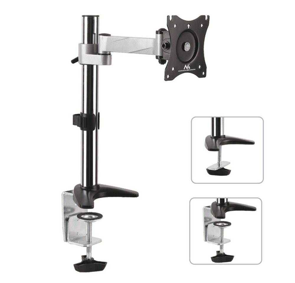 Maclean MC-717 Monitor-Halterung, (bis 27,00 Zoll, Full-Motion: Neigbar - Schwenkbar - Dehbar - Höhenverstellbar) von Maclean