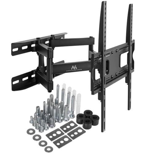 Maclean TV Wandhalterung Fernseher Schwenkbar Neigbar für 26-65 Zoll, Universal TV Halterung MC-760, Fernsehhalterung für Wand, Wandhalterung Fernseher 65 Zoll bis 30 Kg mit max. VESA 400x400 mm Maclean TV Wandhalterung Fernseher Schwenkbar Neigbar für 26-65 Zoll, Universal TV Halterung MC-760, Fernsehhalterung für Wand, Wandhalterung Fernseher 65 Zoll bis 30 Kg mit max. VESA 400x400 mm von Maclean