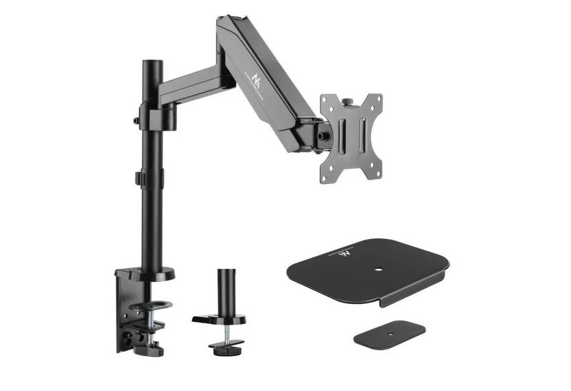 Maclean MC-775 + MC-929 Monitor-Halterung, (bis 32,00 Zoll, Tischhalterung für 17-32'' Monitor mit Unterlage) von Maclean