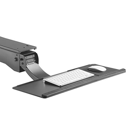 Maclean MC-795 Ausziehbare Tastaturschublade Tastatur Maus Schreibtischhalterung Tastaturhalterung Tastaturhalter von Maclean