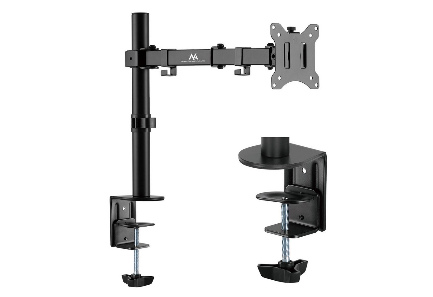Maclean MC-883 Monitor-Halterung, (bis 32 Zoll, Full Motion Monitor Tischhalterung für 17 " bis 32) von Maclean