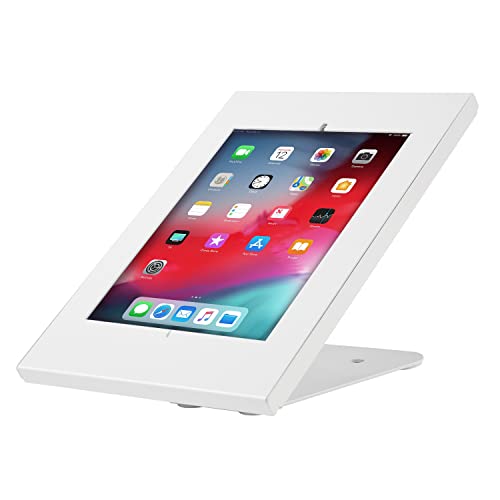 Maclean MC-909 2 in 1 Tablethalterung mit Diebstalschutz Tischmontage und Wandmontage Kompatibel mit 9.7”/10.2”, iPad, 10.5”, iPad Air/iPad Pro, 10.1", Samsung Galaxy, Tab A (2019) (Weiß) von Maclean