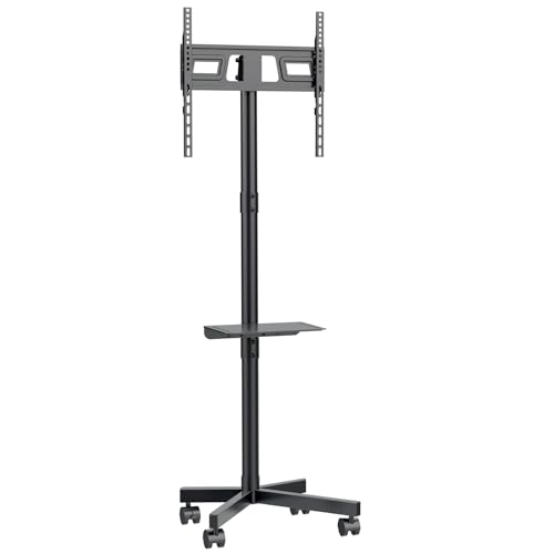 Maclean MC-949 Mobiler TV-Ständer auf Rollen, Geeignet für 32 bis 55'' Fernseher bis zu 25 kg max. VESA 400x400, Universal TV Standfuß Maclean MC-949 Mobiler TV-Ständer auf Rollen, Geeignet für 32 bis 55'' Fernseher bis zu 25 kg max. VESA 400x400, Universal TV Standfuß von Maclean