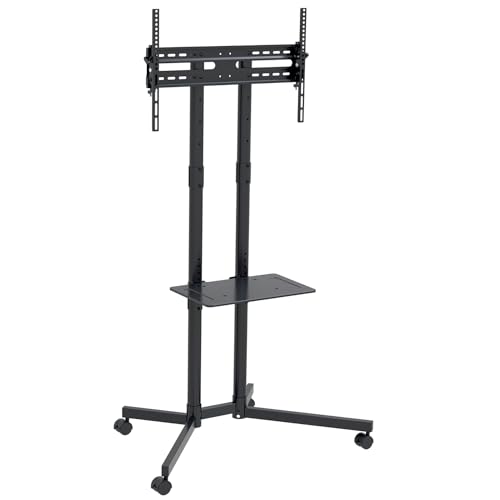 Maclean Mobiler TV-Ständer auf Rollen | Für 32–70 Zoll Fernseher bis 40 kg | Höhenverstellbar | VESA 600x400 | Ablage | Universal TV Standfuß | MC-951 Maclean Mobiler TV-Ständer auf Rollen | Für 32–70 Zoll Fernseher bis 40 kg | Höhenverstellbar | VESA 600x400 | Ablage | Universal TV Standfuß | MC-951 von Maclean