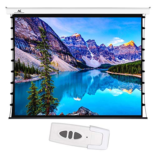 Maclean MC-992 Motorleinwand Beamerleinwand Projektor Leinwand Heimkino 100" 4:3 16:9 200x150cm Deckenmontage Wandmontage von Maclean