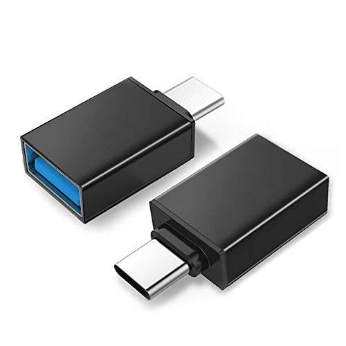 Maclean MCE470 USB A zu USB Typ-C Adapter mit OTG-Funktion für Smartphones und Tablets Unterstützt Synchronisation Datenübertragung Plug & Play Schwarz von Maclean