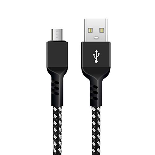 Maclean MCE473 USB zu MicroUSB-Kabel USB Ladekabel 1m Fast Charge 5V/2.4A Datenkabel Schnellladekabel High Speed Nylon Geflochten Anschlusskabel Datenübertragung (USB zu MicroUSB 1m) von Maclean