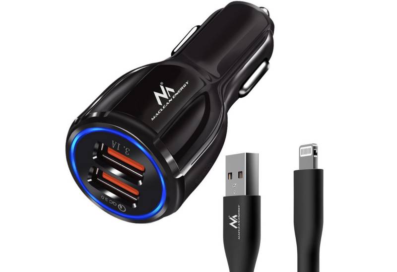 Maclean MCE478 USB-Ladegerät (Auto Schnellladegerät mit 2-fach USB QC3.0) von Maclean