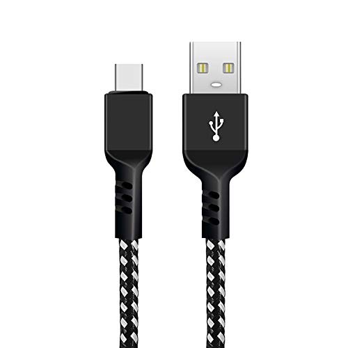 Maclean MCE482 USB zu USB-Typ-C Kabel USB Ladekabel 2m Fast Charge 5V/2.4A Datenkabel Schnellladekabel High Speed Nylon Geflochten Anschlusskabel Datenübertragung (USB zu USB Typ-C 2m) von Maclean