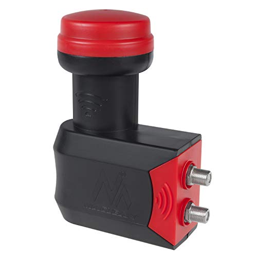 Maclean MCTV-252 Premium Twin LNB SAT-Konverter Digital Wasserdicht 3D Full HD 0,3dB bis zu 2 Teilnehmer von Maclean