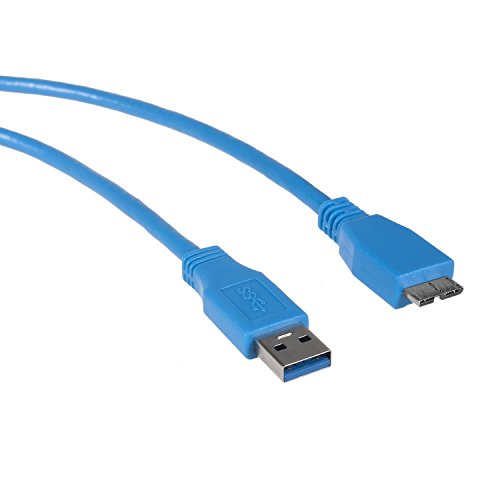 Maclean MCTV-587 Verbindungskabel USB 3.0 Kabel Typ-A Stecker auf Typ B Micro-USB-Stecker (AM-microBM 1,5m) von Maclean