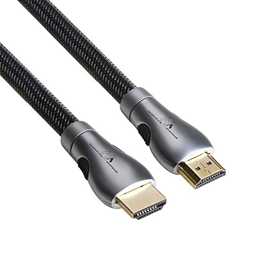 Maclean MCTV-705 HDMI 2.0 Kabel 30AWG 4K 60Hz 4096 x 2160 Full HD Ultra HD 3D v2.0 mit Ethernet 24 K Vergoldete Kontakte (3m Metallgeschirmte Stecker) von Maclean