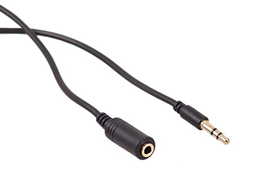 Maclean MCTV-819 Klinkenstecker 3,5mm zu 3,5mm Klinken Buchse Kabelverlängerung Stereo Audio Klinken Verlängerungskabel (2m) von Maclean