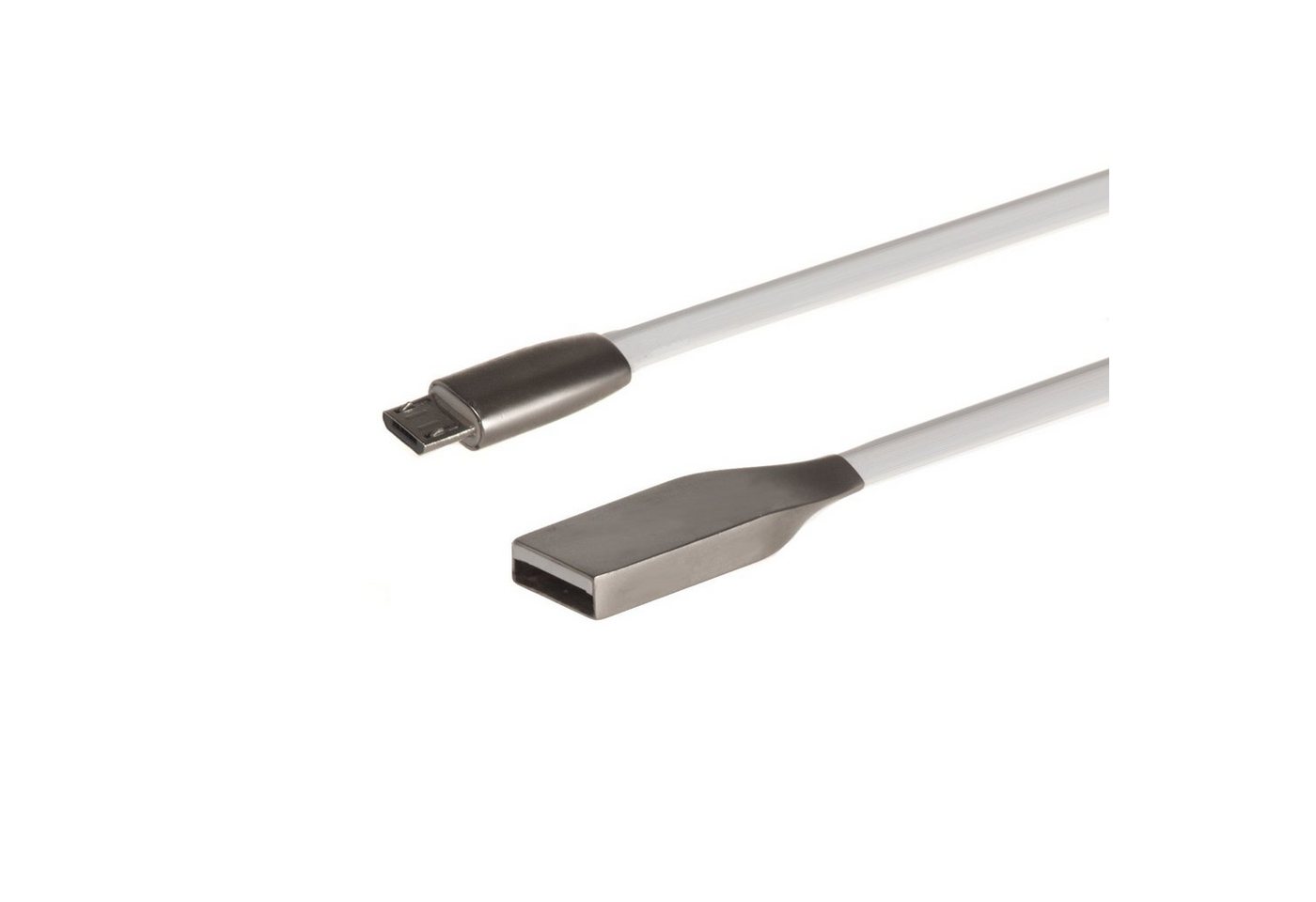 Maclean MCTV-833 USB-Kabel, (100 cm), SB 2.0 Typ A microUSB Typ B Flachkabel von Maclean