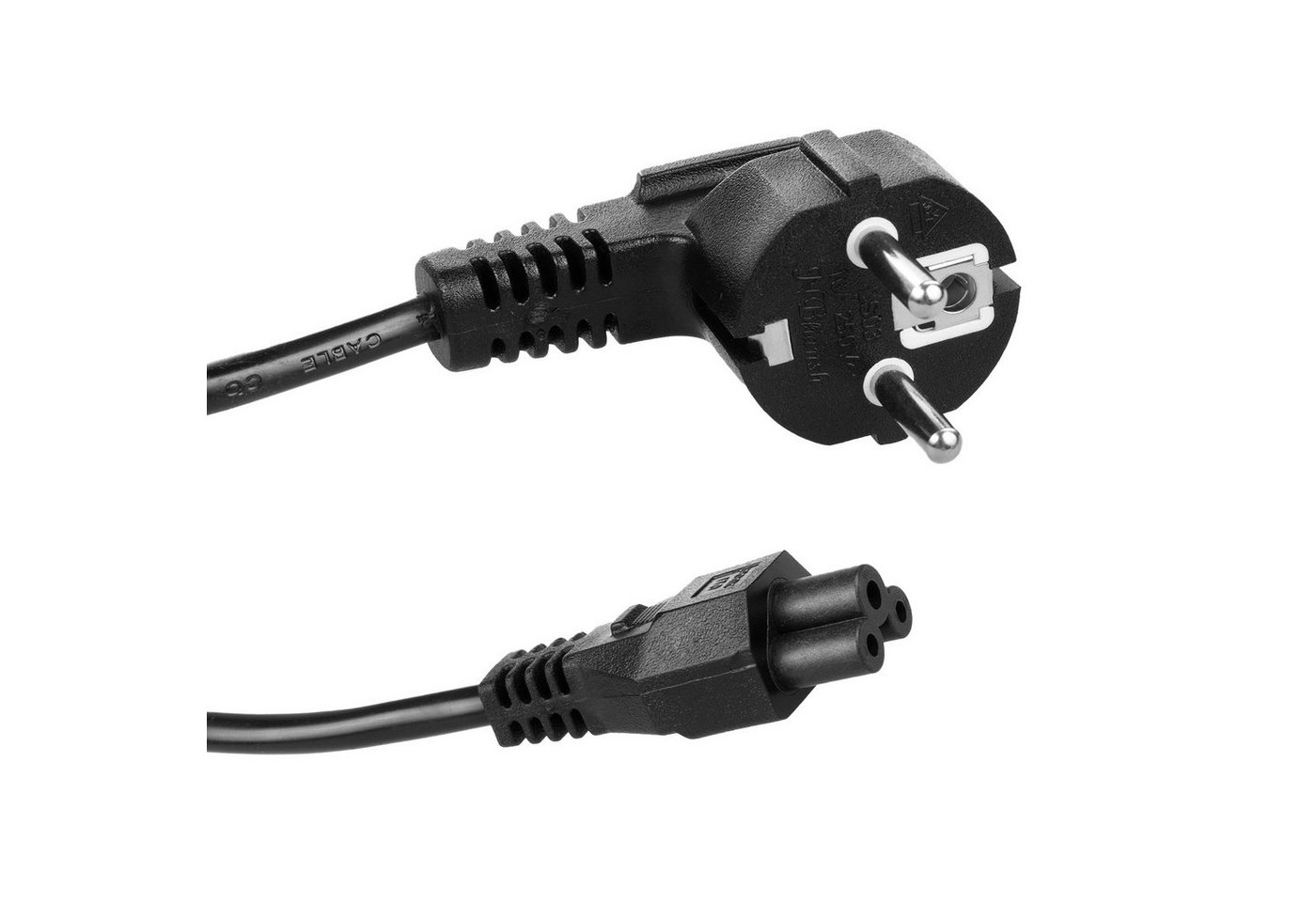 Maclean MCTV-857 Laptop-Kabel, (150 cm), Kleeblatt-Stromversorgungskabel von Maclean