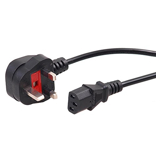 Maclean MCTV IEC Kettle Lead Power Cord Cable PC Mains Connector 1M, 1.5M, 3M, 5M Fused (5M) von Maclean