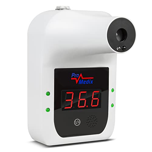 Maclean PR-685 Wand-Infrarot-Thermometer zur Überprüfung der Körpertemperatur Kontaktloses Fieberthermometer Stirnthermometer Wandmontage von Maclean