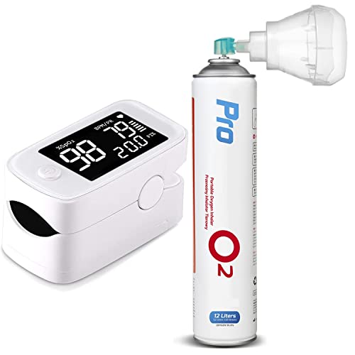 Maclean PR-870 Pulsoximeter + PR-994 Tragbarer Sauerstoffinhalator 12L o2 99,4% mit Mundstück Fingerpulsoximeter mit 1.5” HD LED Display Maclean PR-870 Pulsoximeter + PR-994 Tragbarer Sauerstoffinhalator 12L o2 99,4% mit Mundstück Fingerpulsoximeter mit 1.5” HD LED Display von Maclean