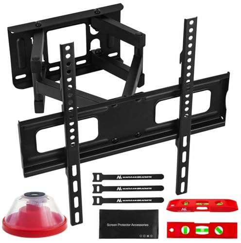 Maclean TV-Wandhalterung für 32-75" Fernseher | Neigbar & schwenkbar | Belastbar bis 50 kg | Wandabstand 80-380 mm | VESA 75x75-400x400 | Für OLED, QLED, LED, LCD | Inkl. Montagezubehör & Wasserwaage Maclean TV-Wandhalterung für 32-75" Fernseher | Neigbar & schwenkbar | Belastbar bis 50 kg | Wandabstand 80-380 mm | VESA 75x75-400x400 | Für OLED, QLED, LED, LCD | Inkl. Montagezubehör & Wasserwaage von Maclean