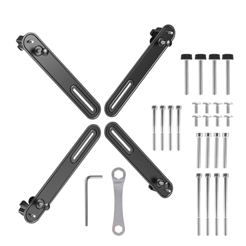 Maclean Universal VESA Adapter für 13"- 32" Zoll Bildschirme Ohne Bohrungen bis 10kg | Passende Halterungen Mit 75x75 mm und 100x100 mm Standard | Monitor-Adapter-Set MC-990 von Maclean