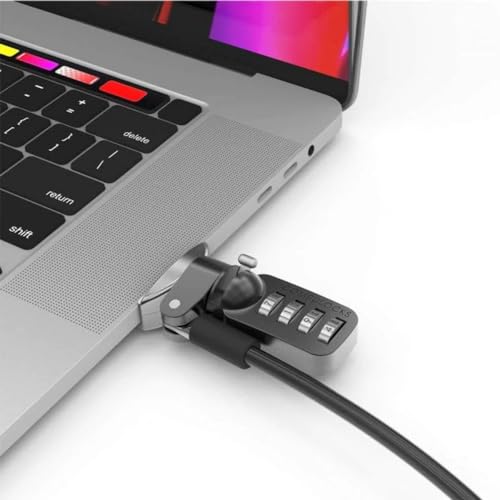 Ledge MacBook Pro 16" Schlossadapter mit Zahlenschloss von Maclocks