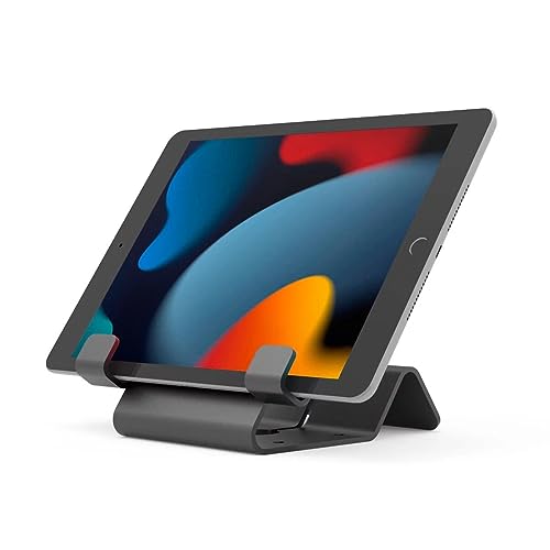 Maclocks Universal Security Tablet Halter mit Kabelschloss für z.B. Apple iPad Air 2, iPad 9,7" (2017), iPad Pro, Samsung Galaxy Tab uvm. [schwarz | Aluminium | Diebstahlschutz] - CL12UTH-BB von Maclocks