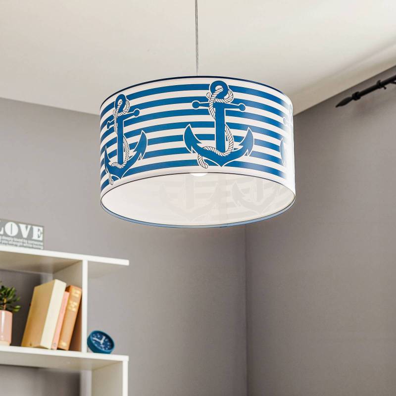 Maritime Hängeleuchte Ahoi mit Anker-Motiv von Maco Design