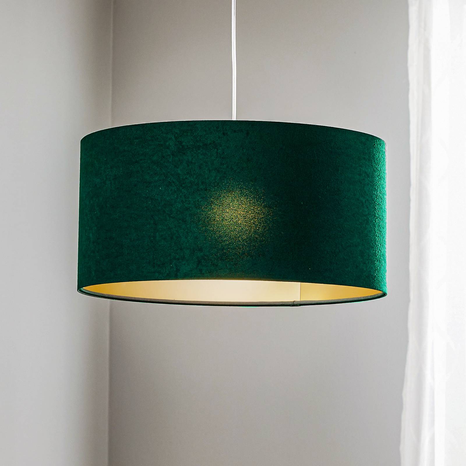 Pendelleuchte Salina, grün/gold, Ø 40cm Pendelleuchte Salina, grün/gold, Ø 40cm von Maco Design