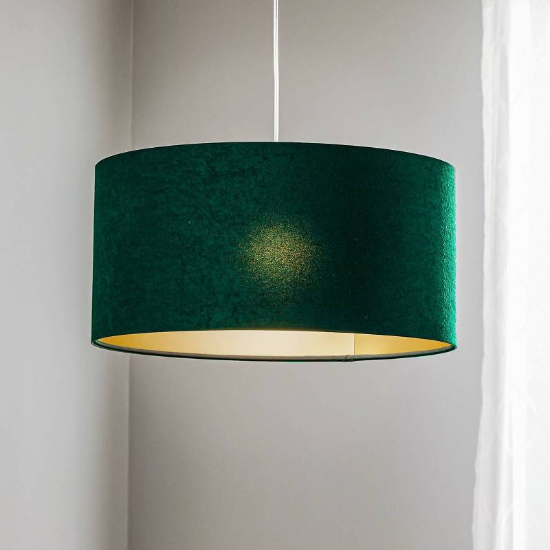 Pendelleuchte Salina, grün/gold, Ø 40cm von Maco Design