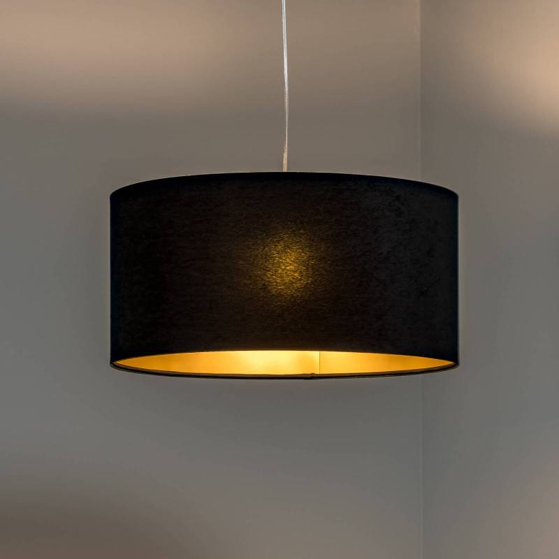 Pendelleuchte Salina, schwarz/gold, Ø 50cm von Maco Design